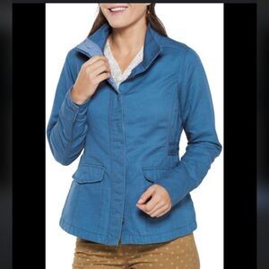 Toad & Co Dusk Jacket -Outdoor Camping Linen & Organic Cotton blend size S